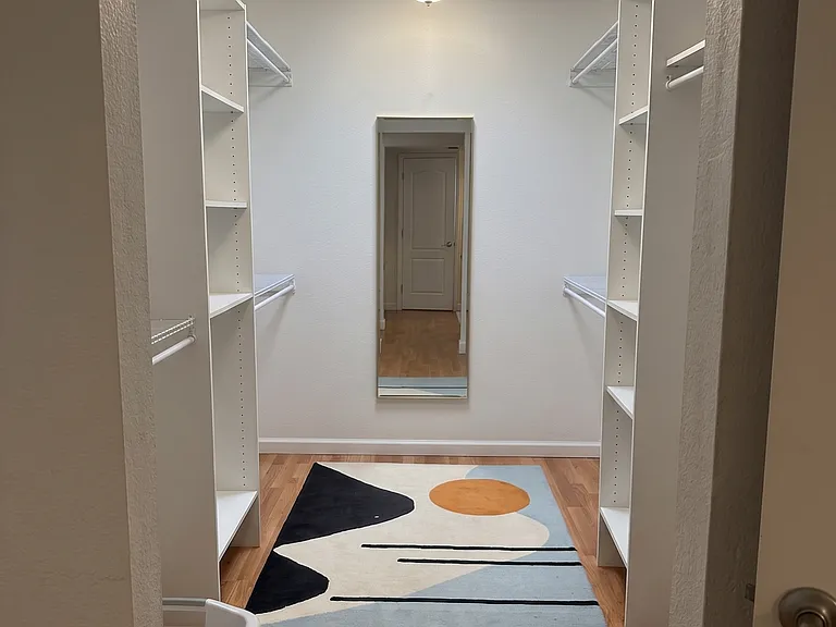Master walk in closet