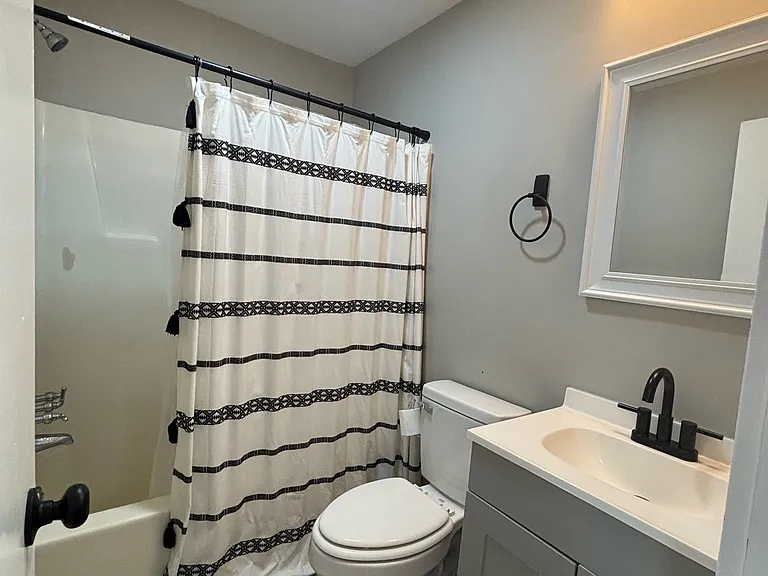 Hallway bathroom