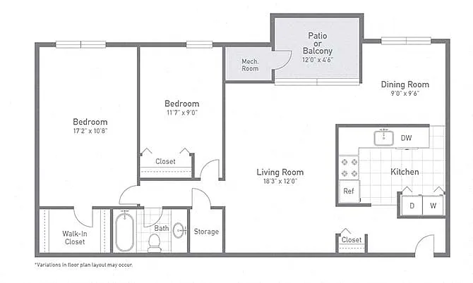 Floor plan The Dogwood