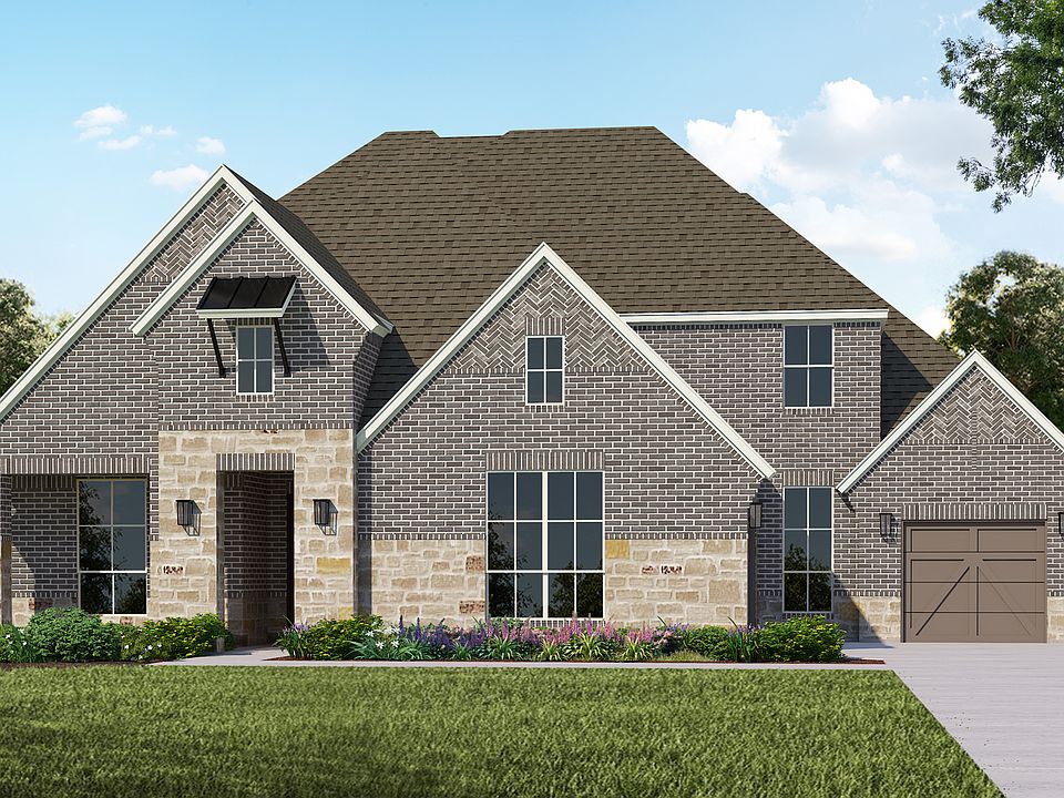 Plan 855 Elevation C with Stone