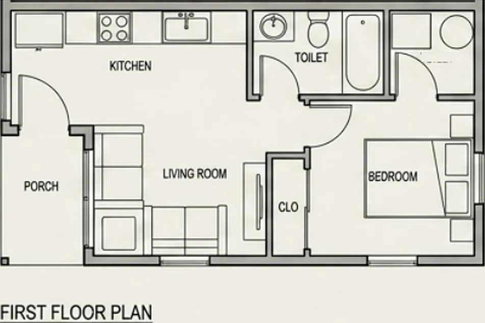 1 bed, $1,656 — Photo 3