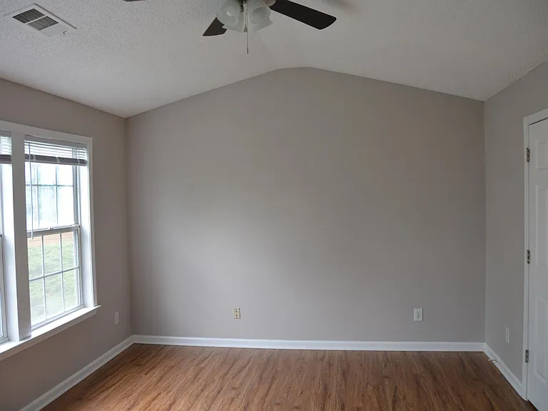Master Bedroom with vaulted ceiling