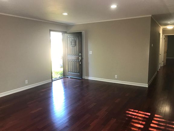Living room with hallway
