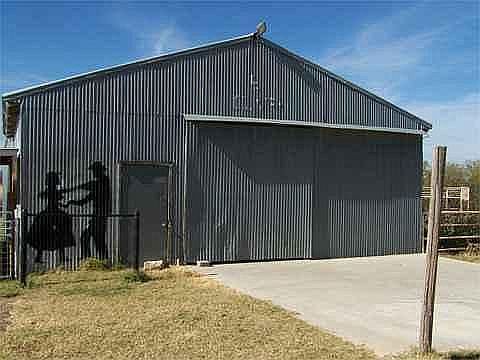Barn cement and gravel floor