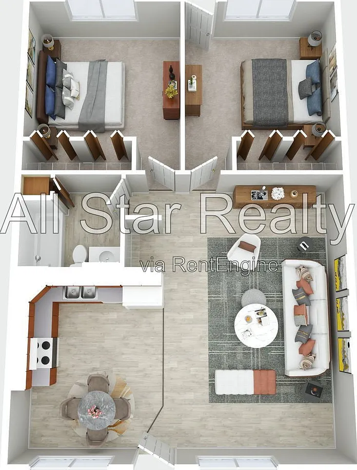 2 bed, 1.0 bath, 874 sqft, $1,560 — Photo 2