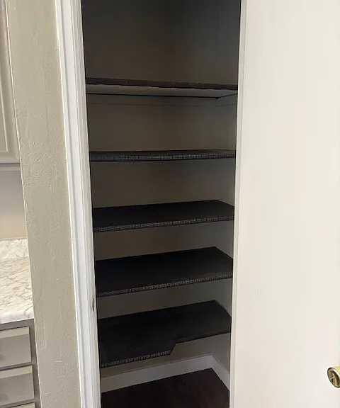 Kitchen pantry.