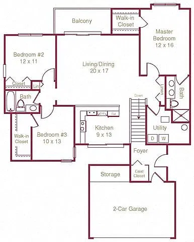 Floor plan The Davenport