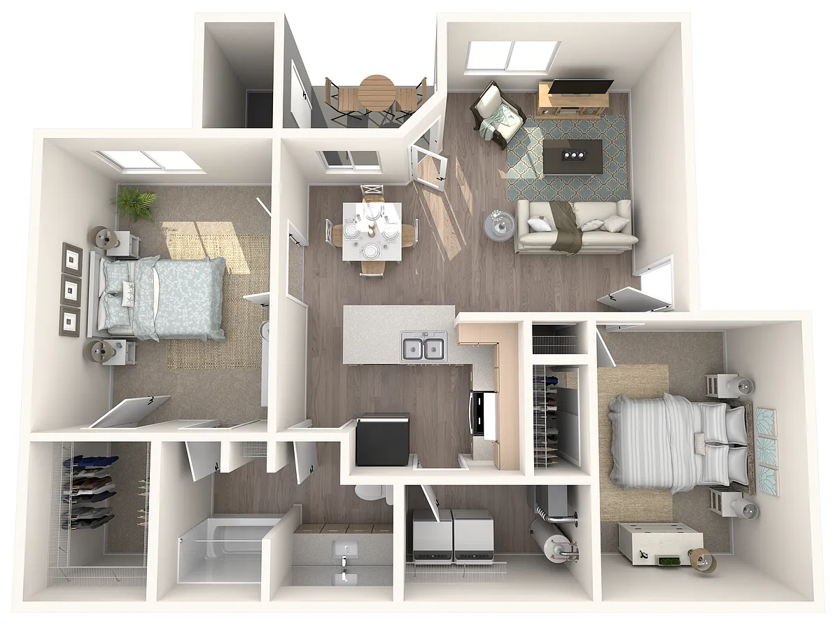 Floor plan 2 Bedroom