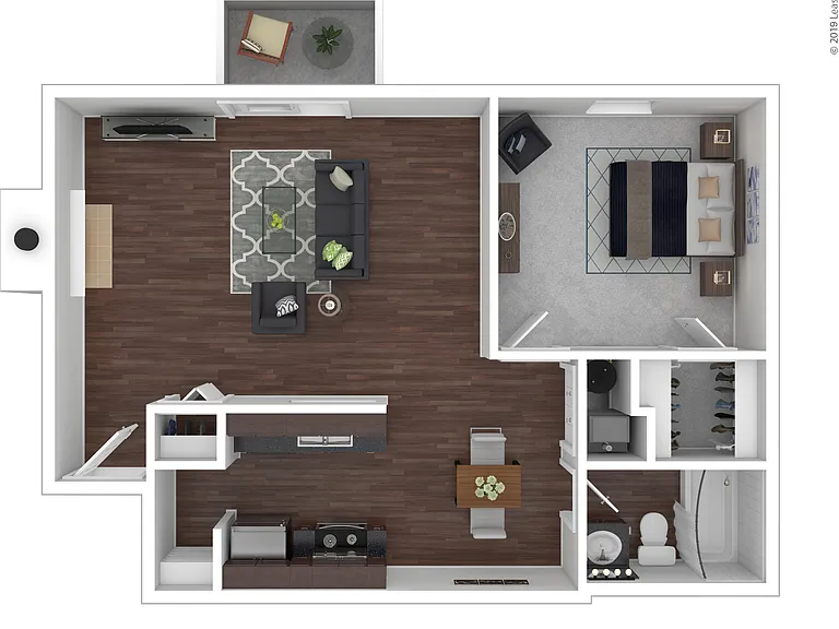 Lake James: Beds - 1: Baths - 1: SqFt Range - 671 to 671