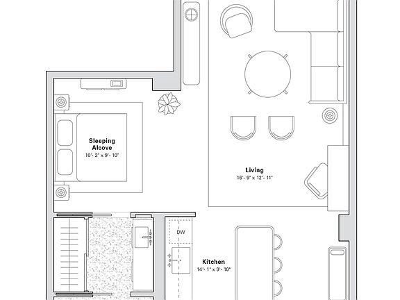 5th image of 547 W 47th St Room 705