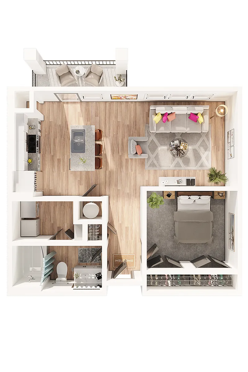 Floor plan A1A