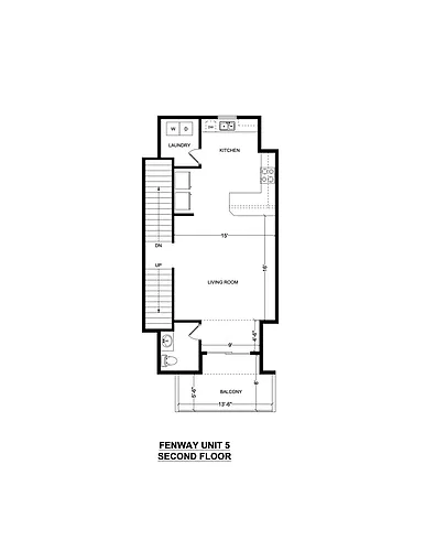 Floor plan 5X25