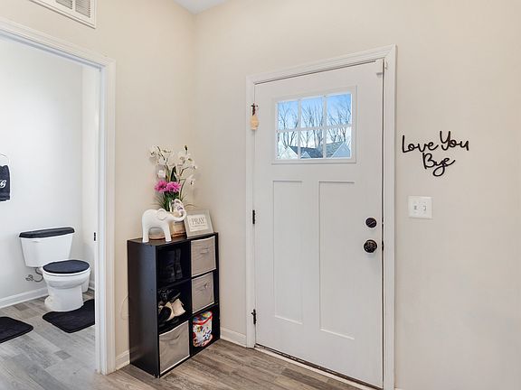 Entry foyer and half bath