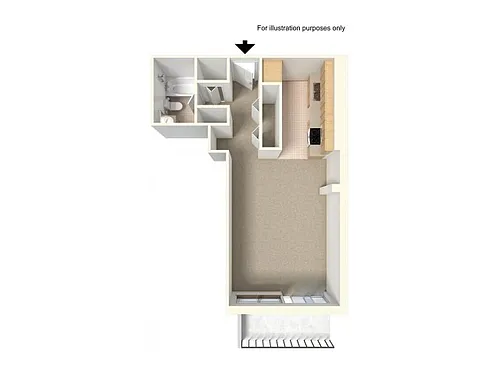 Floor plan Studio
