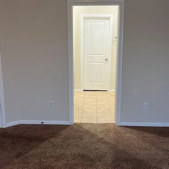 entry to master bathroom
