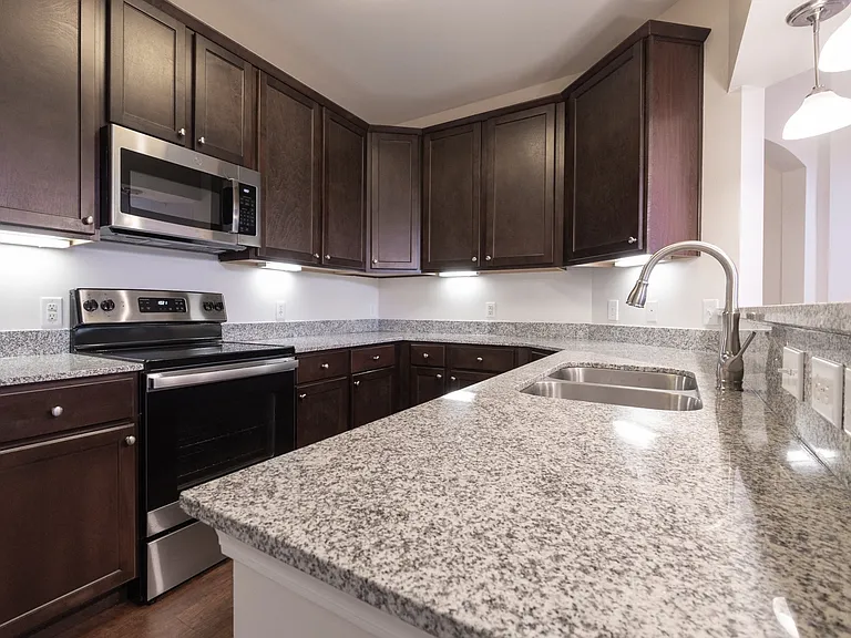 Aspria Floor Plan Kitchen at Westhaven Luxury Apartments