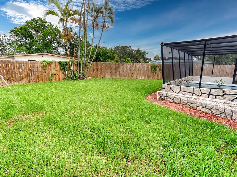 Rear Lawn