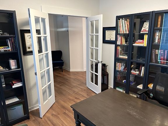 Study with French Doors.