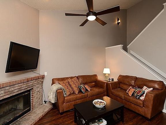 Cozy Wood Burning Fireplae