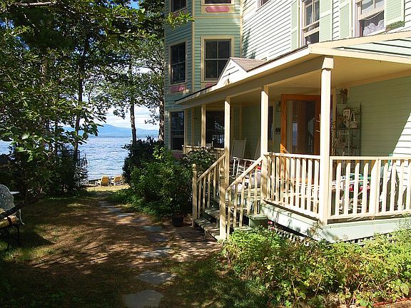 side porch to main entry