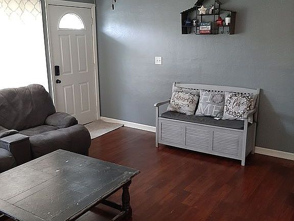 Front door from living room.