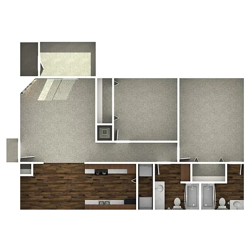 Floor plan Magellan - 2 Bed, 2 Bath