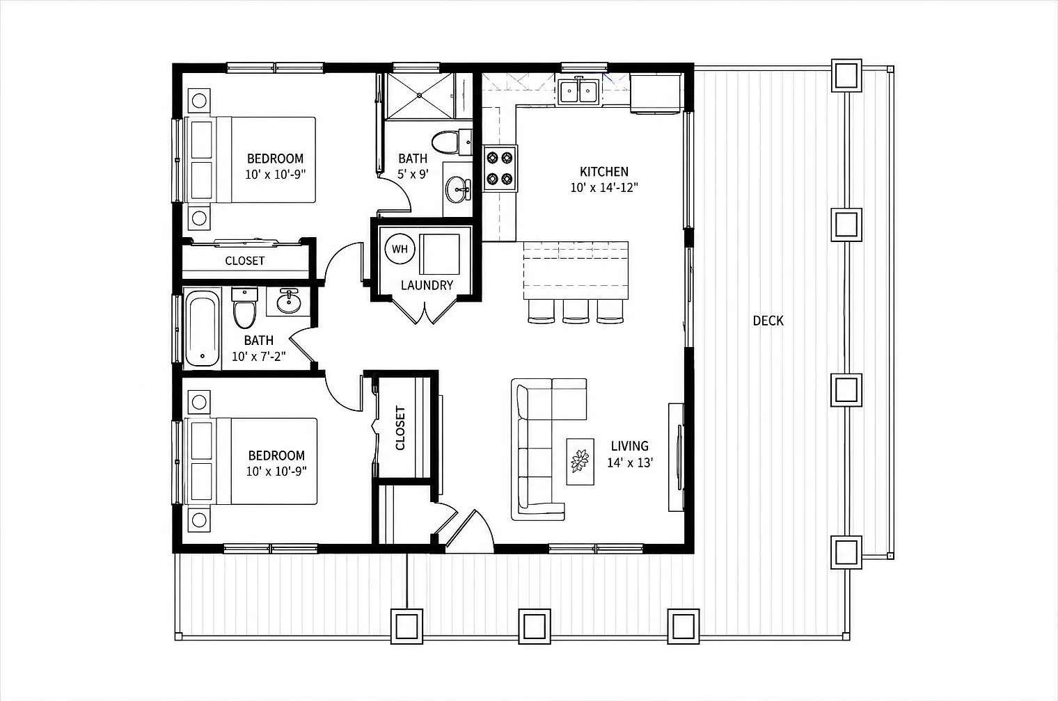 2 bed, 779 sqft, $2,000 — Photo 2