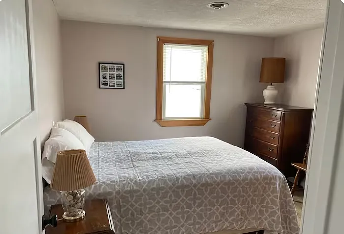 Bedroom 1 with Queen Bed and Large Closet