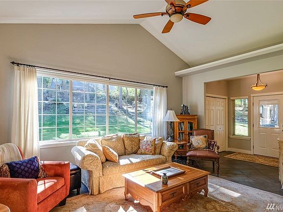 Entering the home into the foyer and living room.  