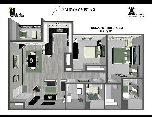 Floor plan Fairway Vista II - The Jaxson