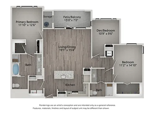 Floor plan C1H
