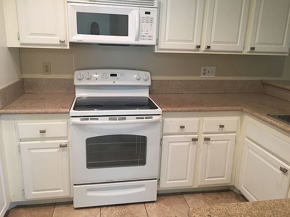 Kitchen with granite countertops