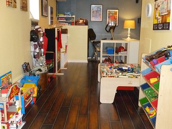 Basement playroom