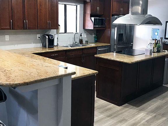 Cherry wood shaker cabinets