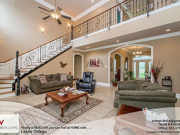 Dramatic stairs to 2nd floor