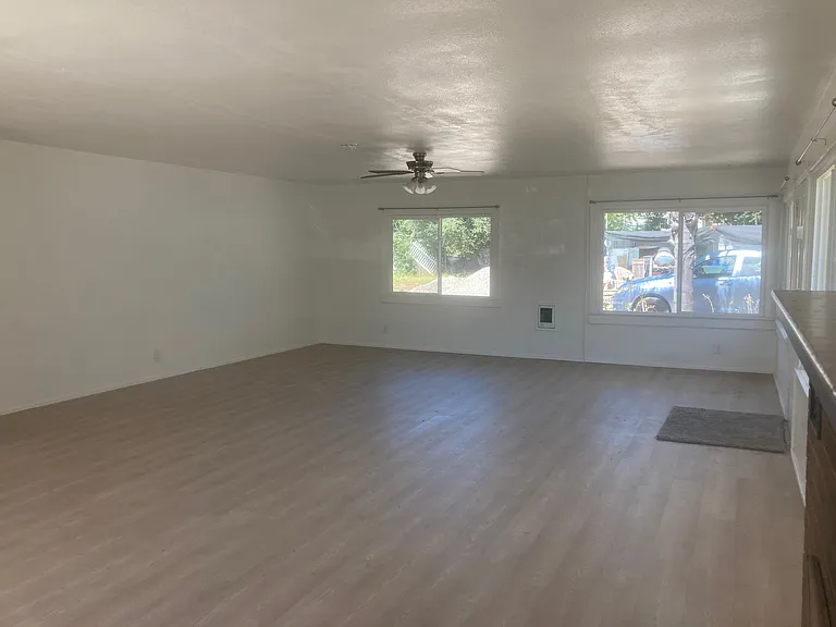 Northeast view of the combo livingroom/dining room.