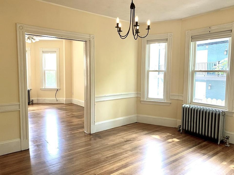 Large dining room with built in hutch