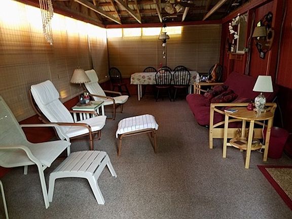 Large screened in porch