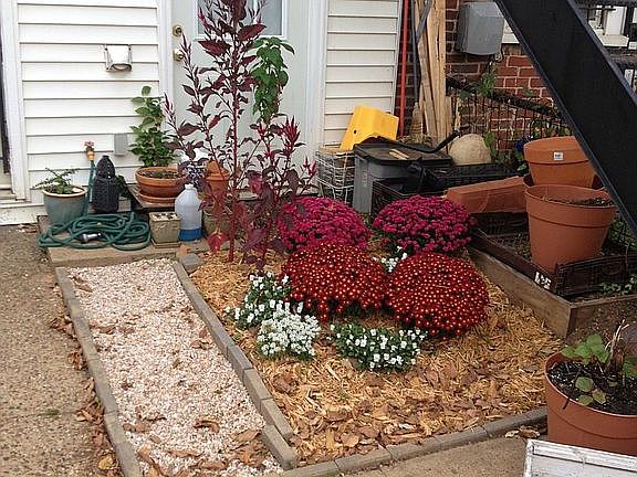 Front area for planting if desired.