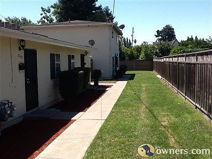 Spacious front and back yards