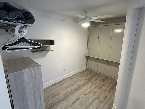 murphy bed in up position