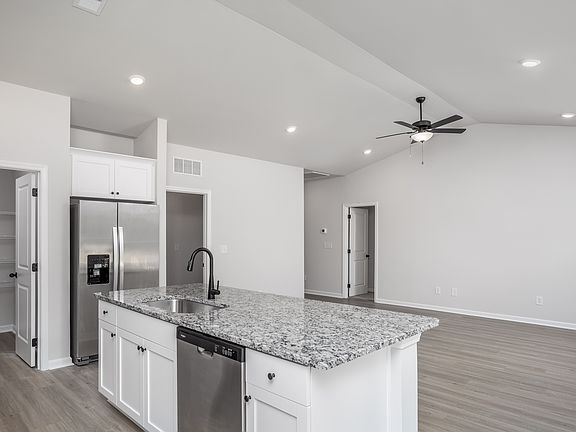 The living area is perfect for hosting!