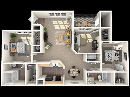 Floor plan Canterbury Renovated