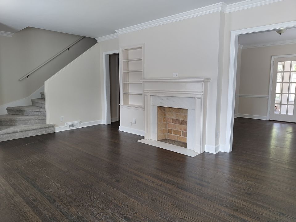 Bedrooms are upstairs