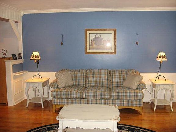 Living Room w/wainscotting