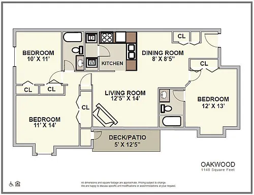 Floor plan Oakwood