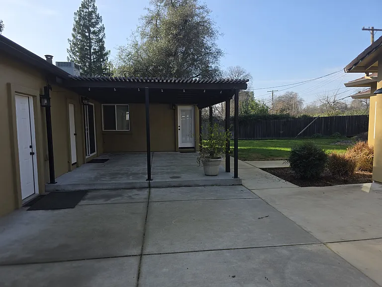 rear patio