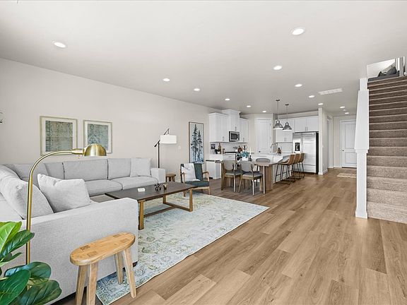 Main Level Living Room/Kitchen