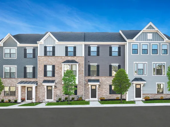 Schubert with Finished Basement Plan, Village at Marketplace Townhomes