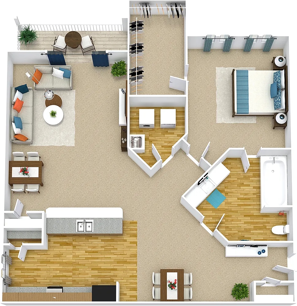 Floor plan The Abaco - Solarium